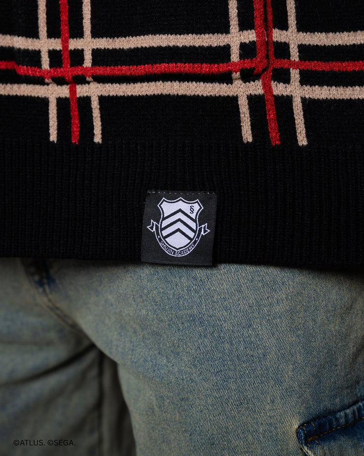 Shujin Academy Plaid Cardigan