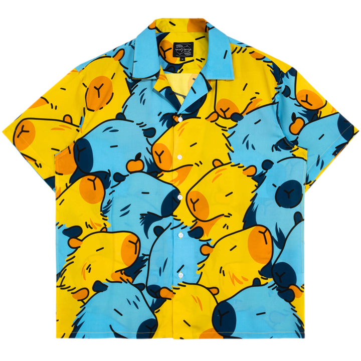 Aroace Capybara Button Up