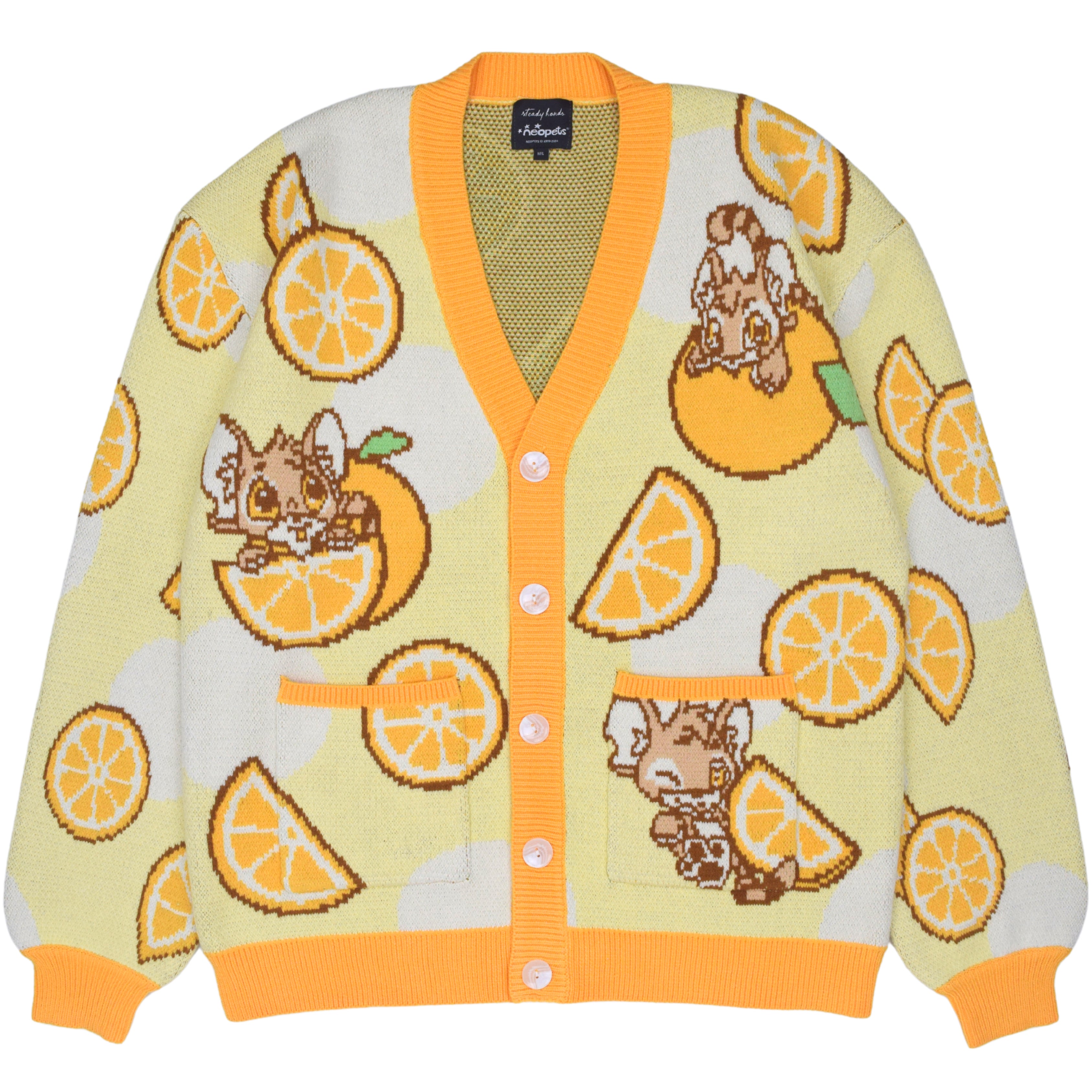 Baby_Kougra_Orange_Cardigan_1.