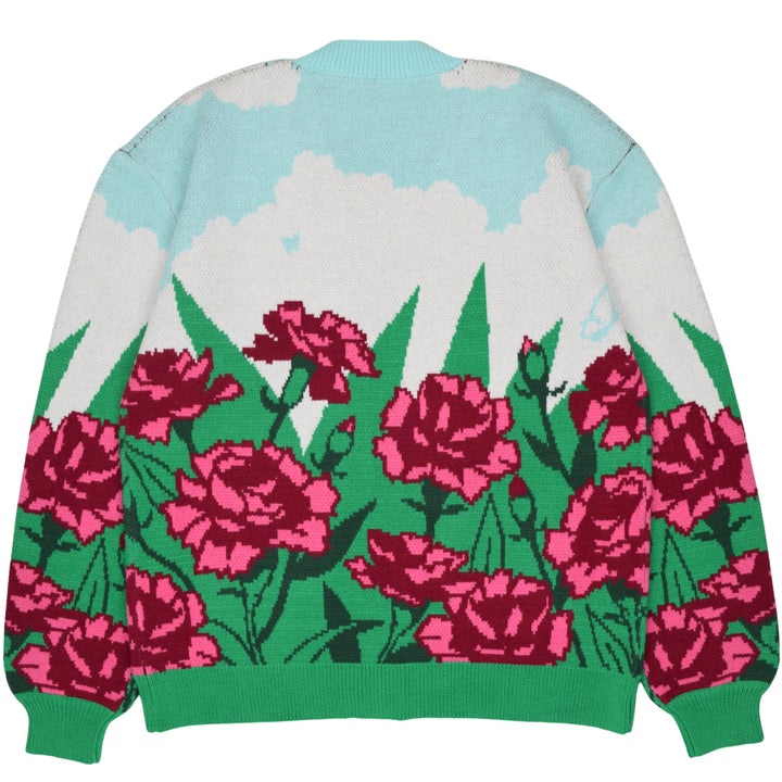 Carnation Flower Cardigan