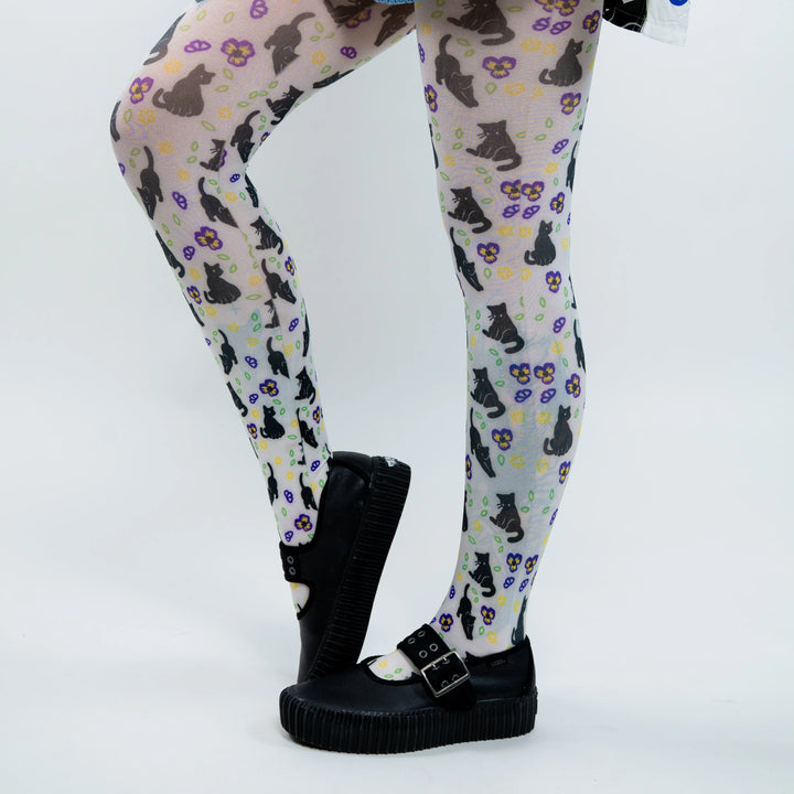 Meowin' Around Tights