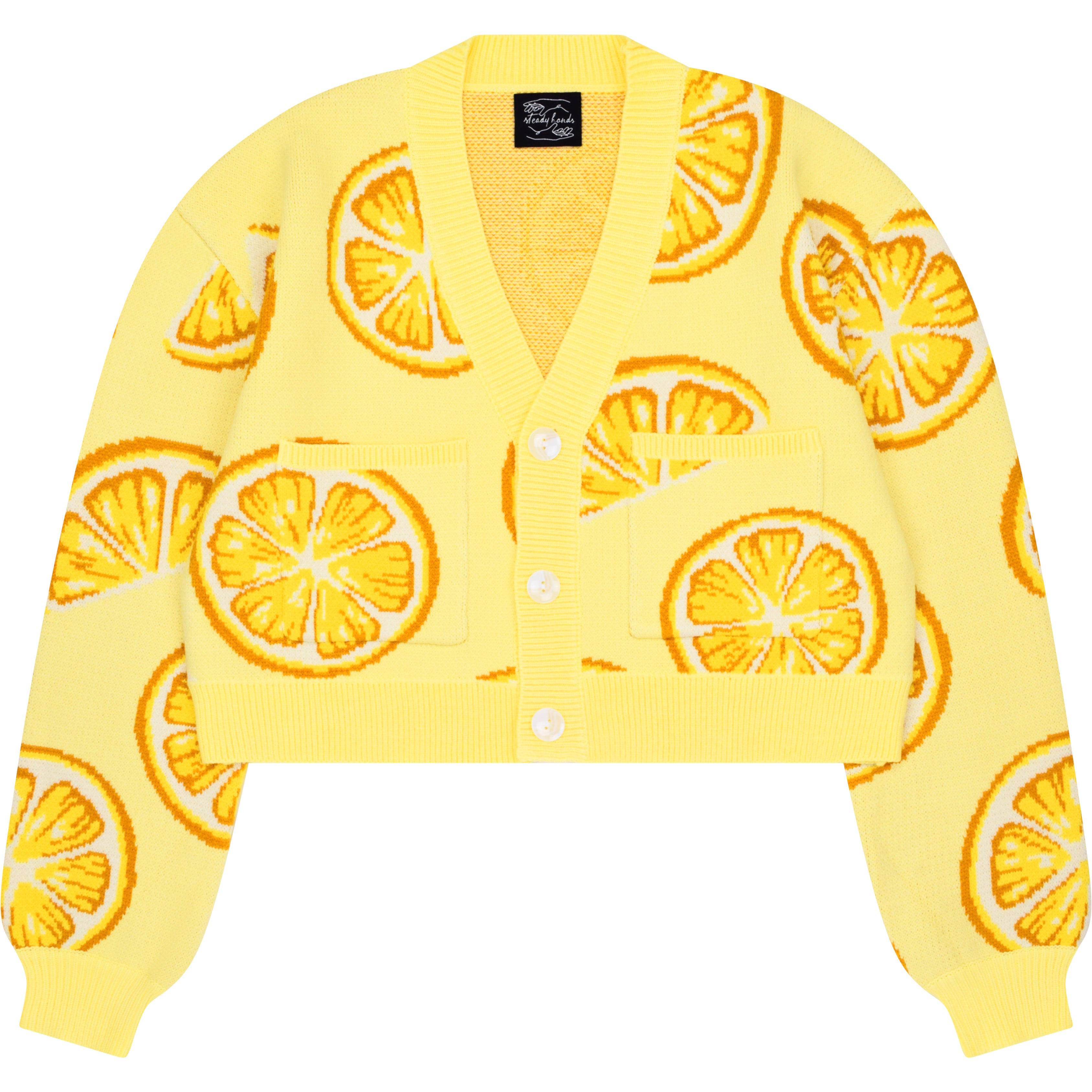 Cropped When Life Gives You Lemons Cardigan – Steady Hands