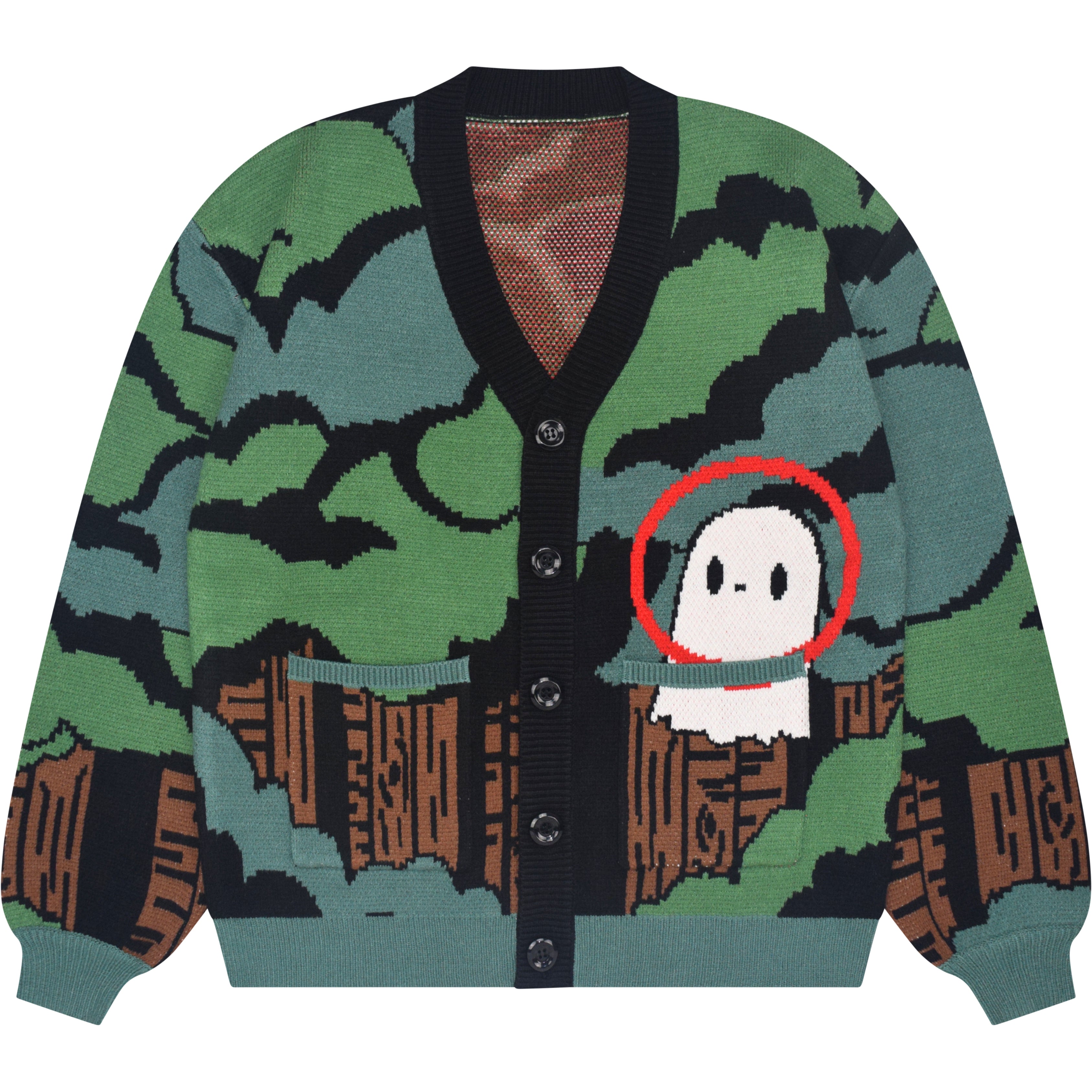 カーディガン TSUMORI CHISATO Ghost Flocky Cardigan A HOME FOR FLOWERS Cardigan – OMOCAT
