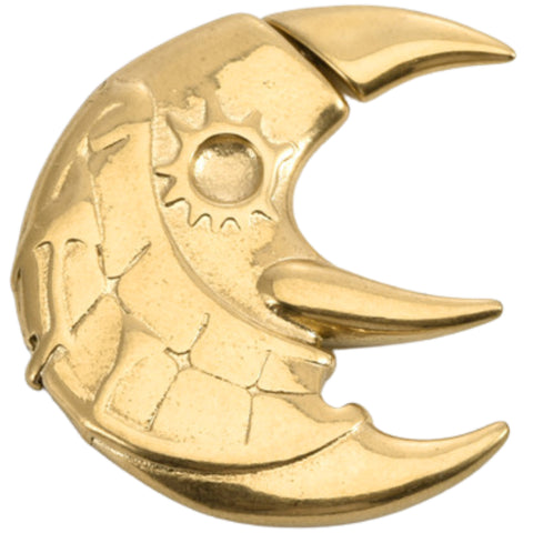 Gold Moon Earring