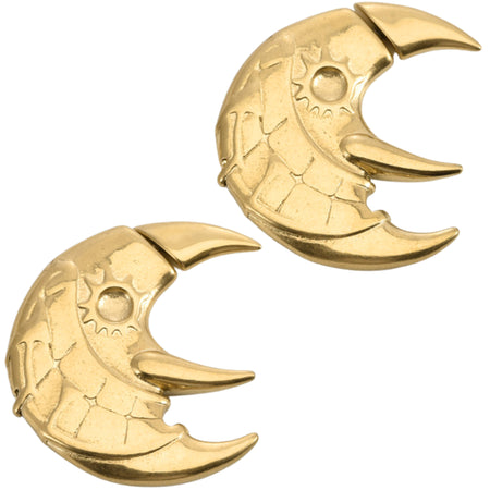 Gold Moon Earring