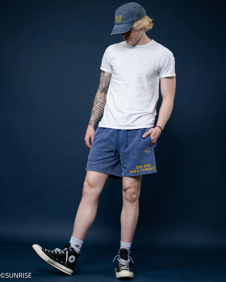 See You Blue Shorts