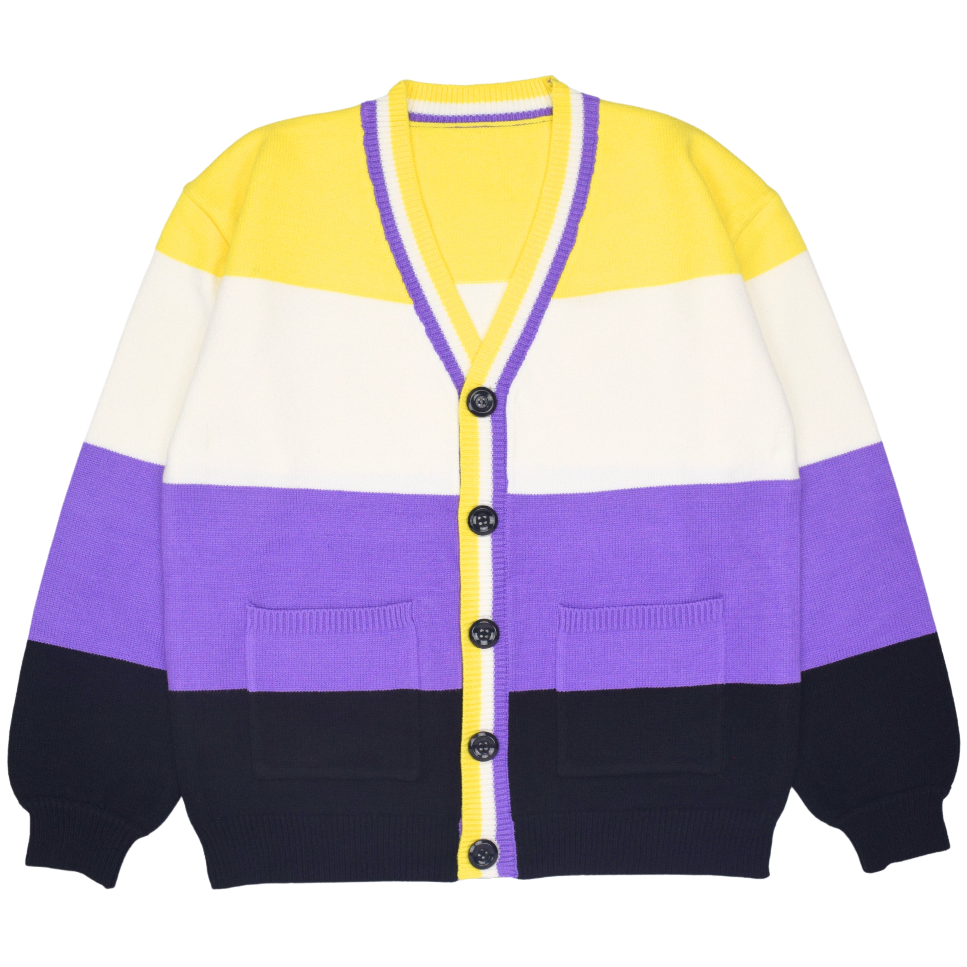 Nonbinary Pride Cardigan – Steady Hands - Main Image