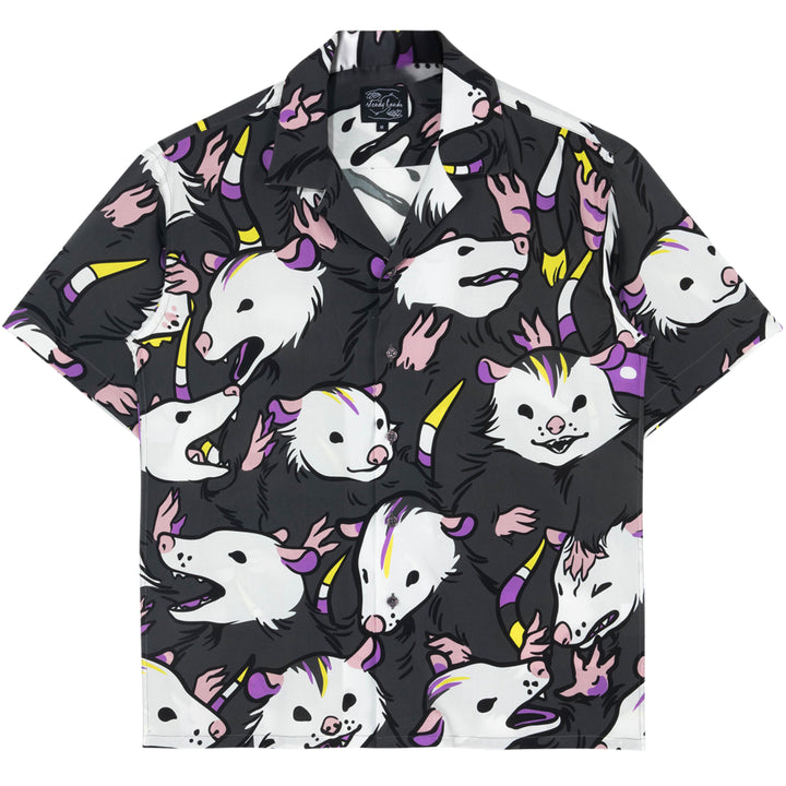 Nonbinary Possum Button Up
