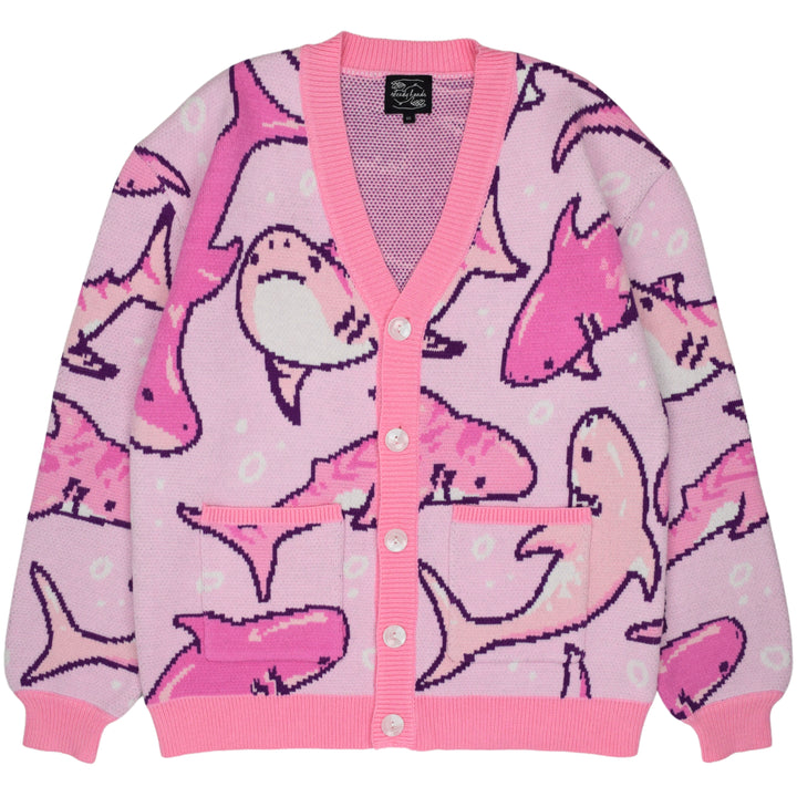 Pink Shark Cardigan