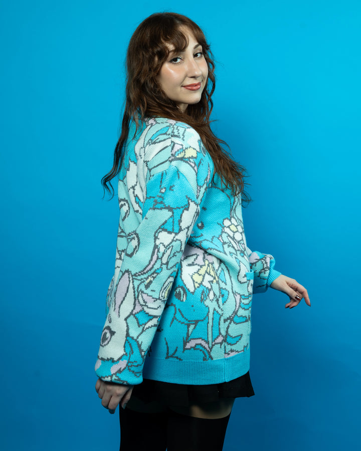 Blue Neopian Cardigan