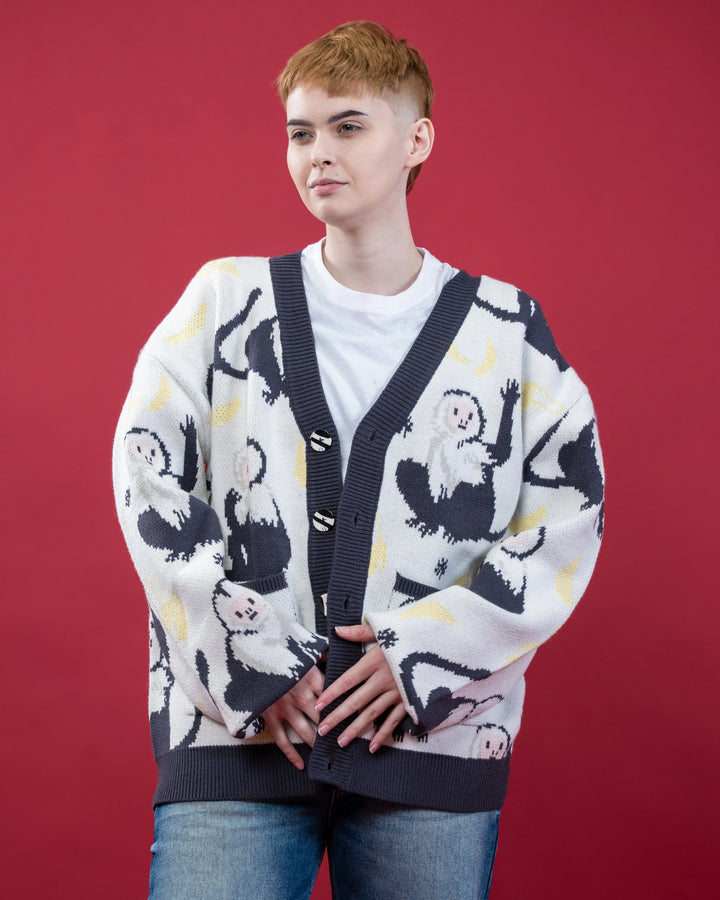 Monkeyin' Around Cardigan