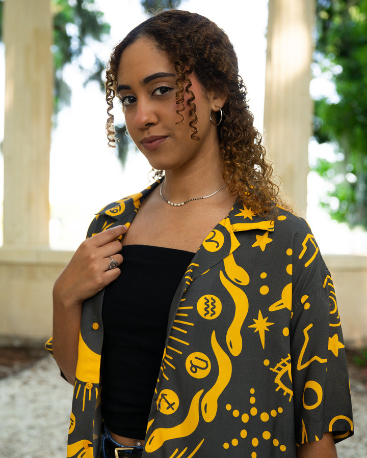 Celestial Button Up