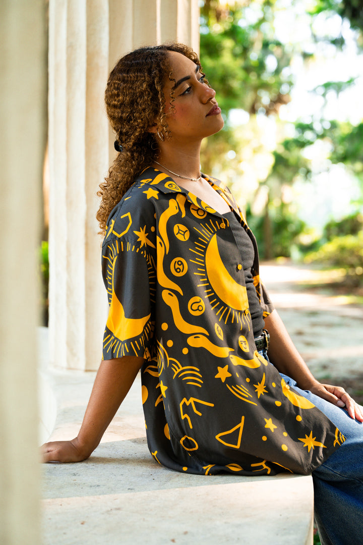 Celestial Button Up