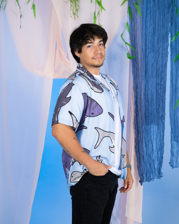 Shark Button Up