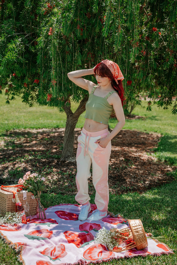 Strawberry Picking Sweat Pants