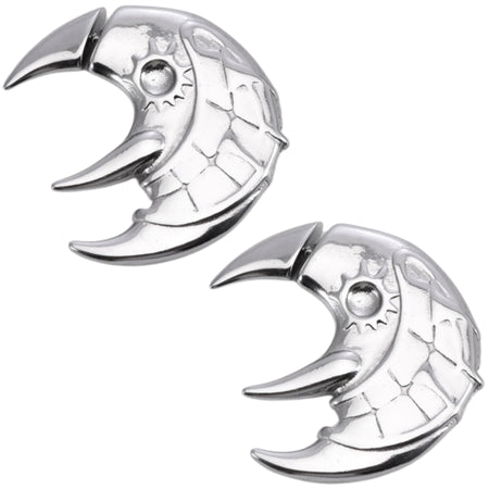 Silver Moon Earrings