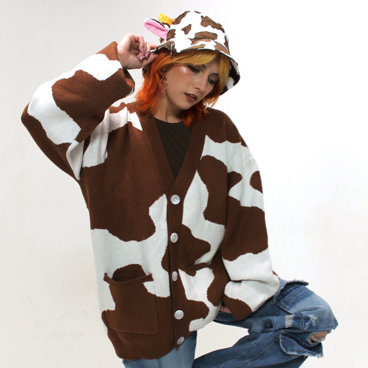 Chocolate Cow Bucket Hat