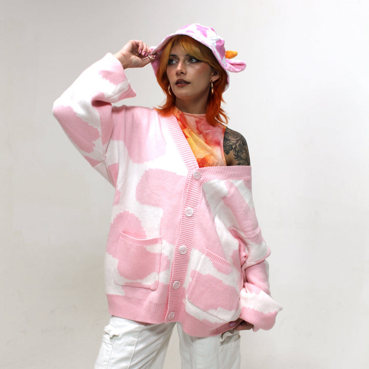 Strawberry Cow Bucket Hat