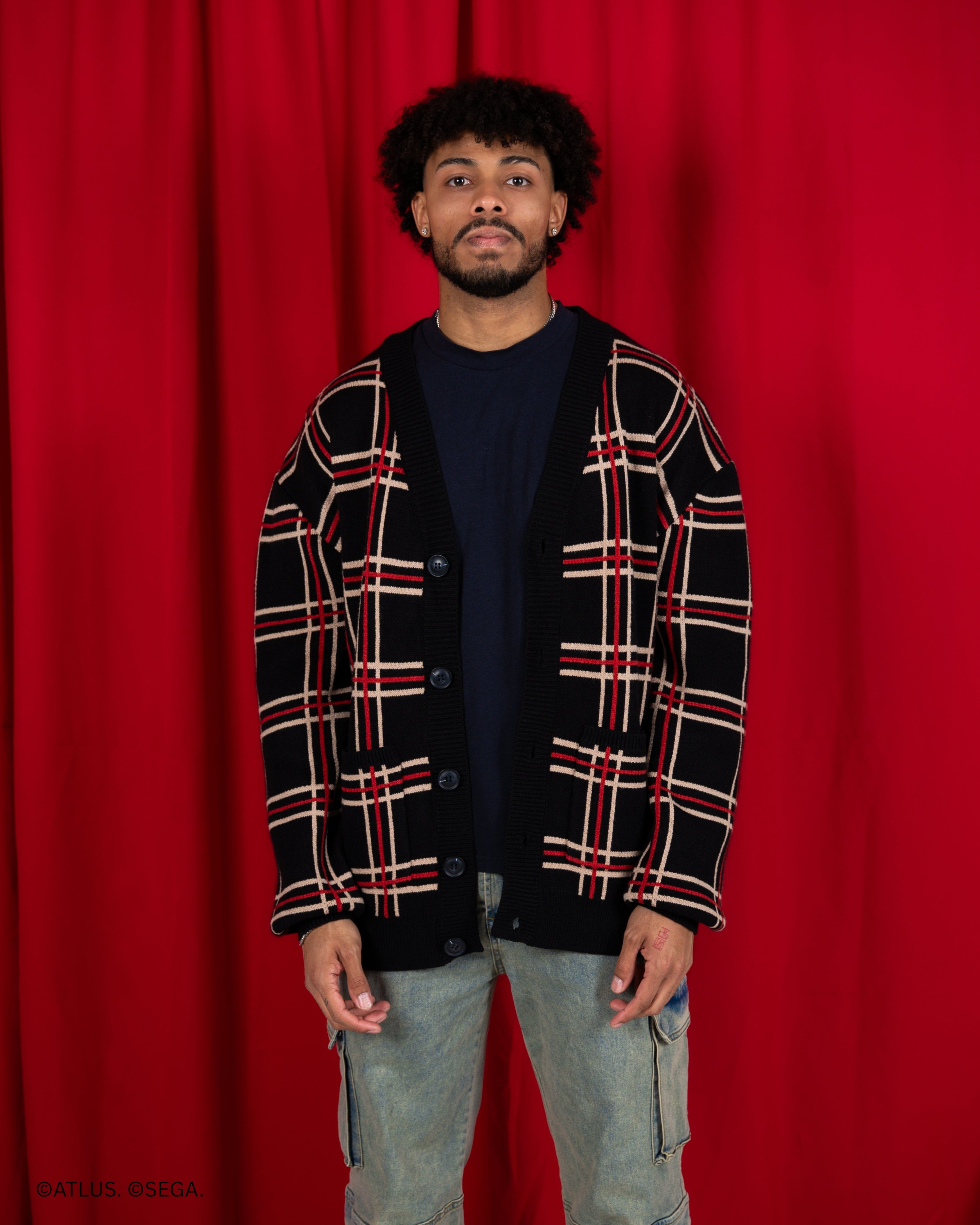 トップス mideal plaid pattern cardigan Variant_465667_stream_master-