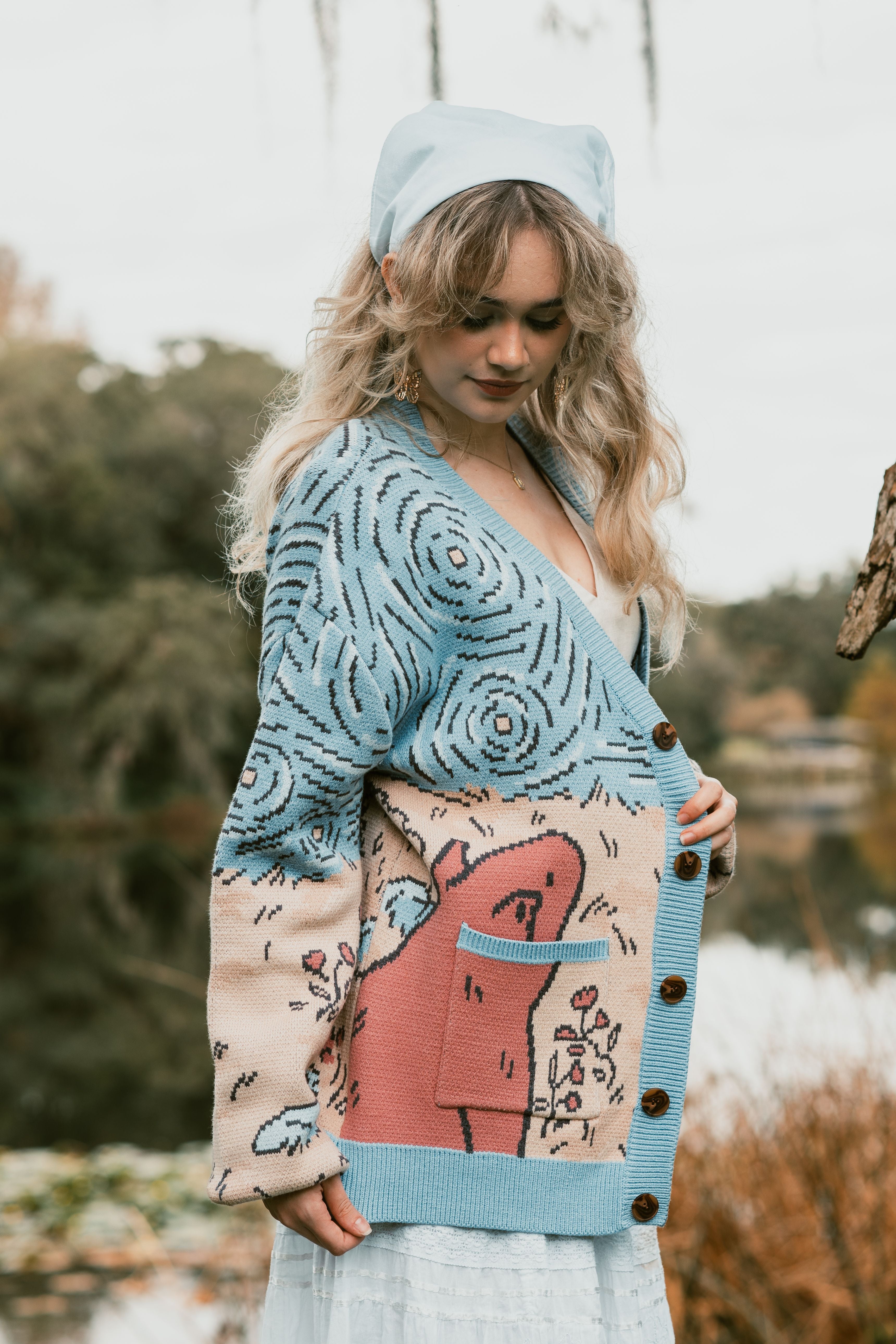 diagram ニットスタジャン See the Stars Cardigan – Steady Hands