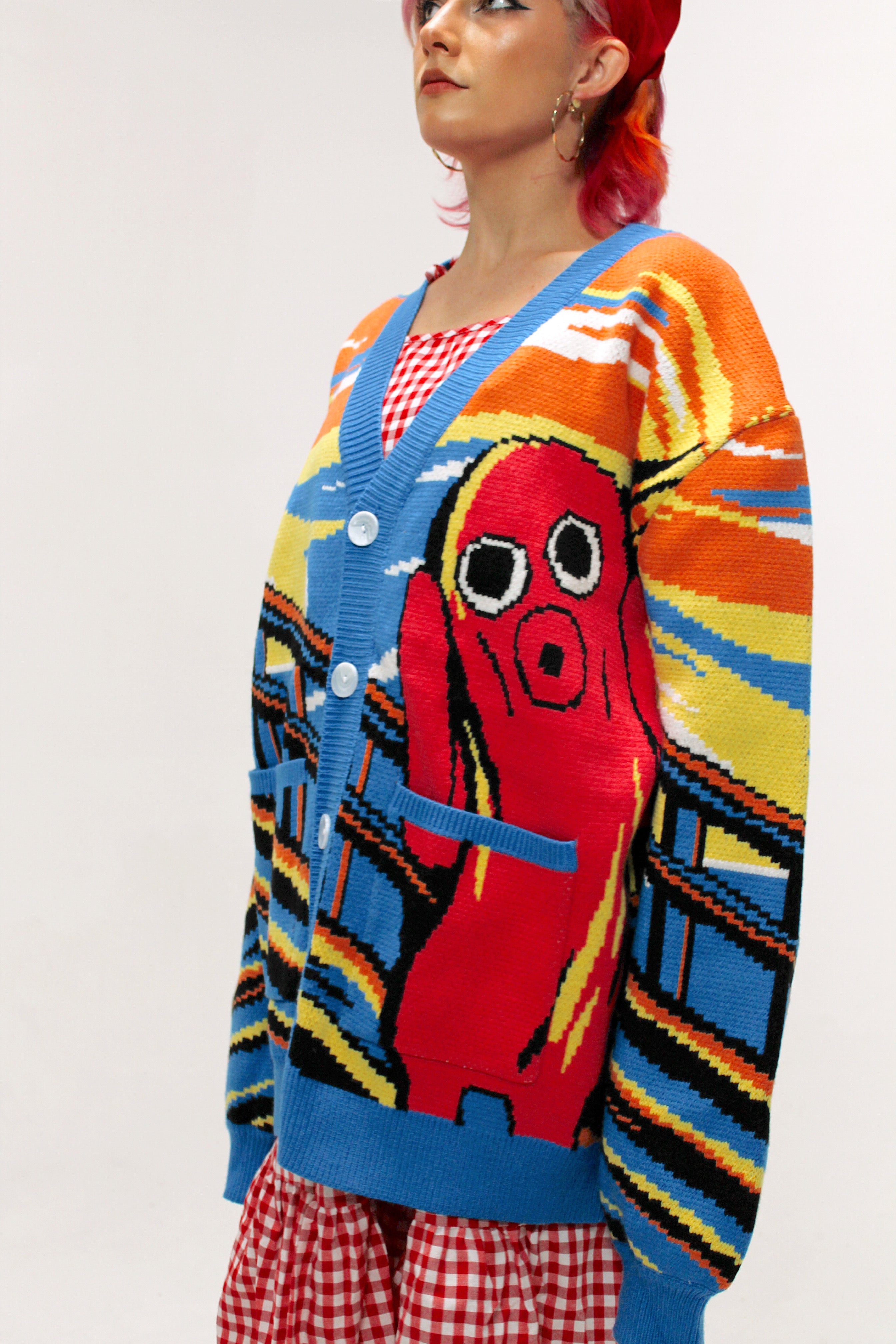 Nobody Sausage Scream Cardigan – Steady Hands