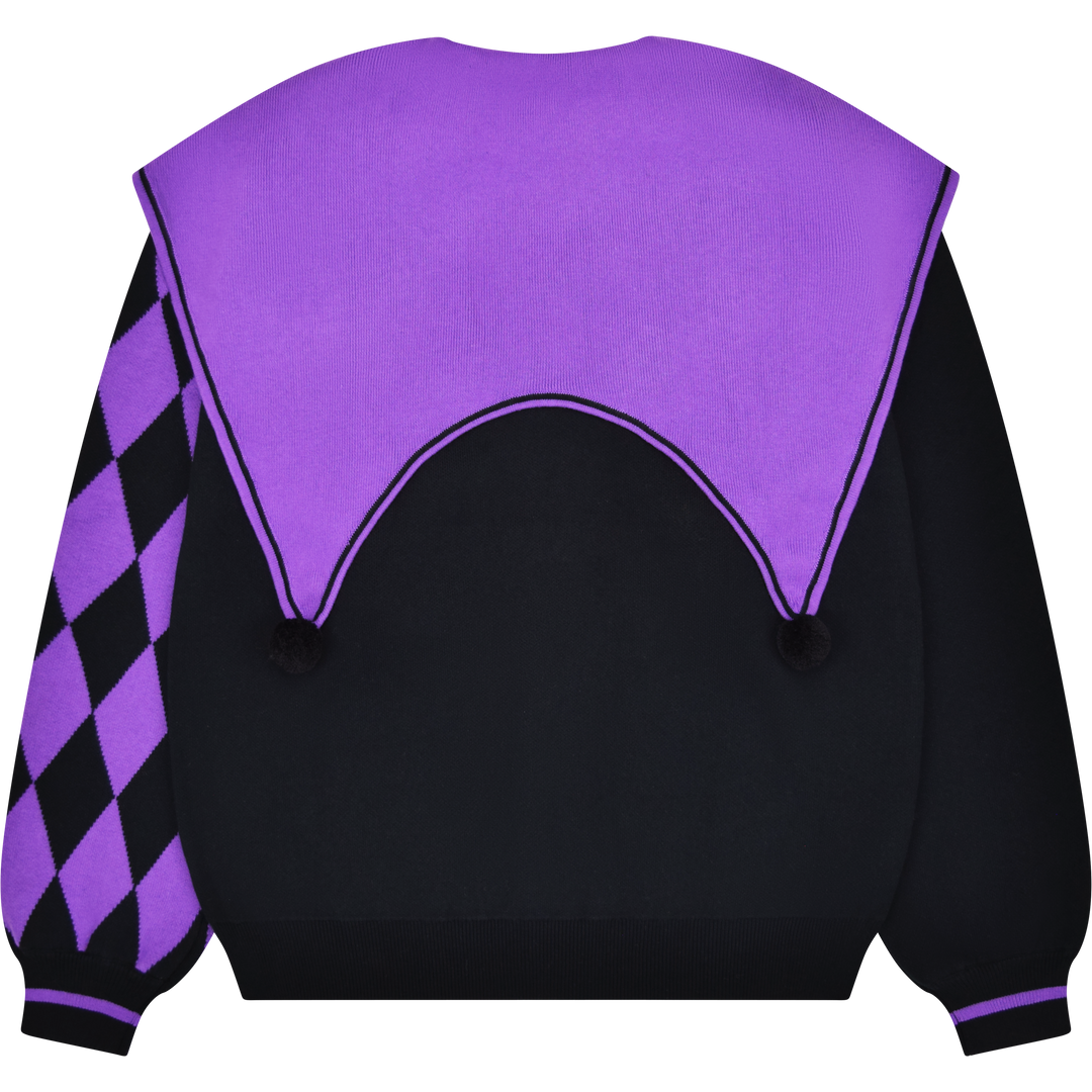 Amethyst Harlequin Cardigan