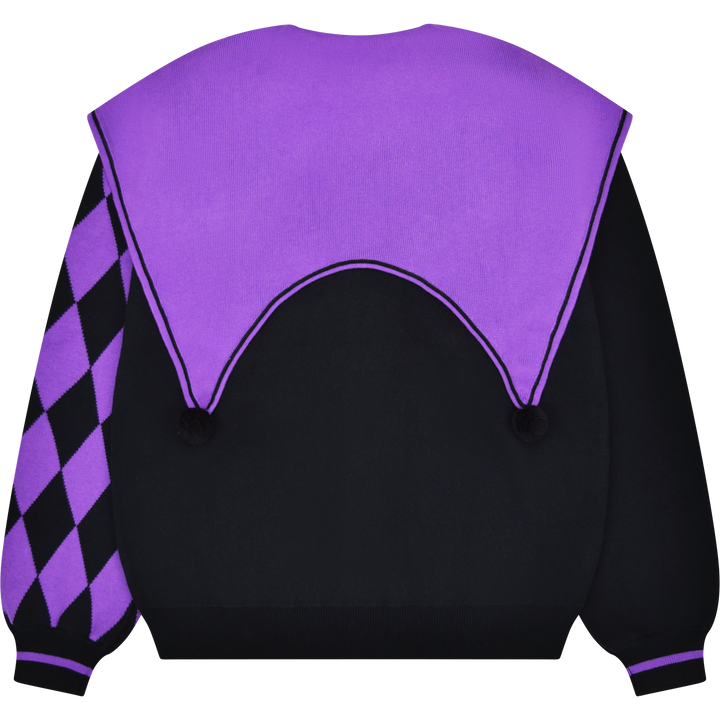 Amethyst Harlequin Cardigan