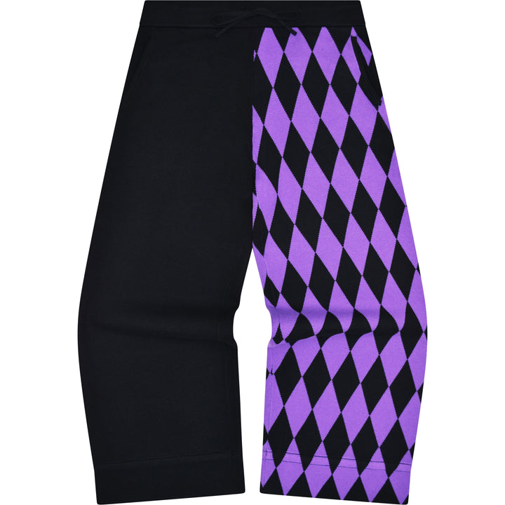 Amethyst Harlequin Knit Pants