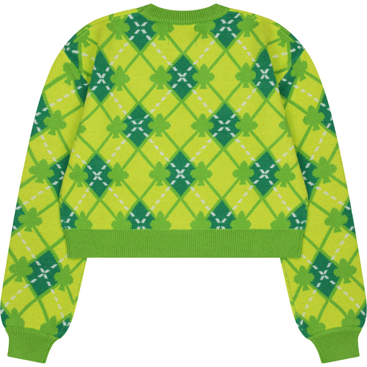 Amu Clover Cropped Sweater