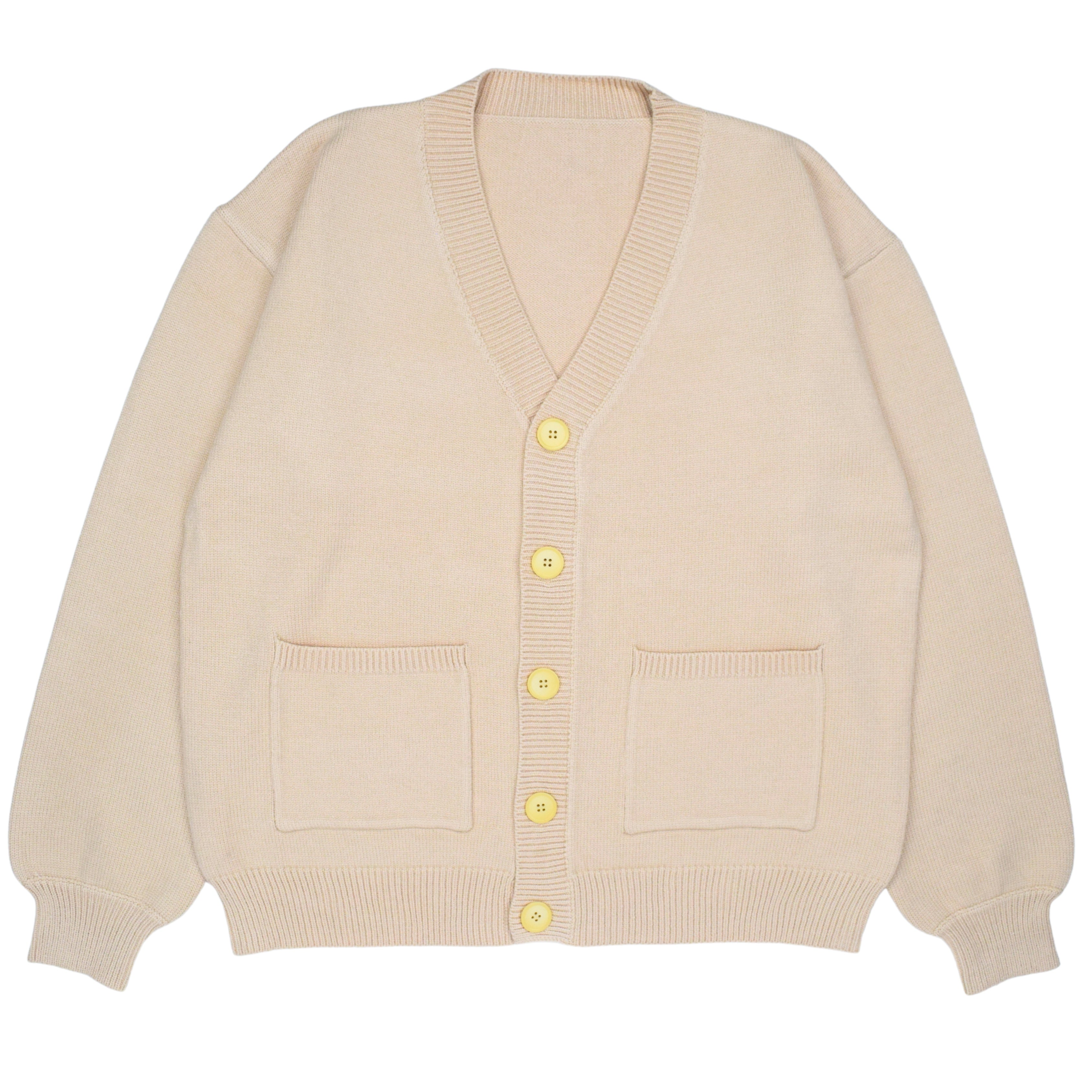 Dime Haze Knit Cardigan - Beige – Working Class - トップス