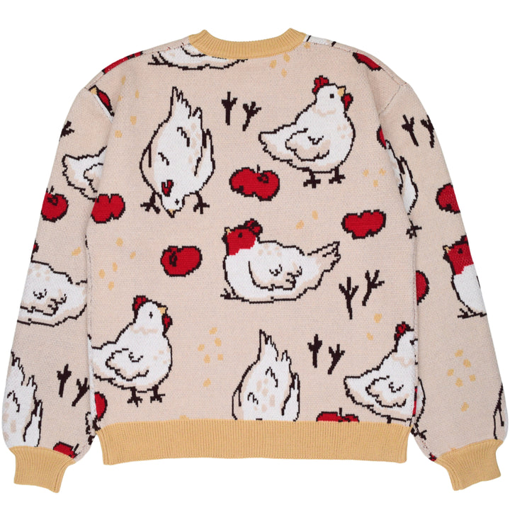 Beige Chicken Sweater