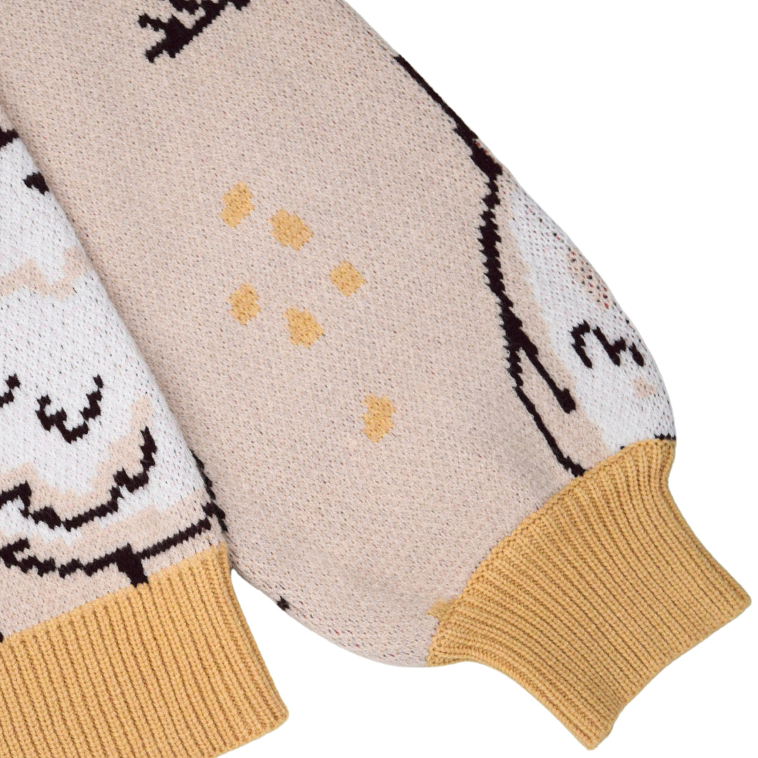 Beige Chicken Sweater