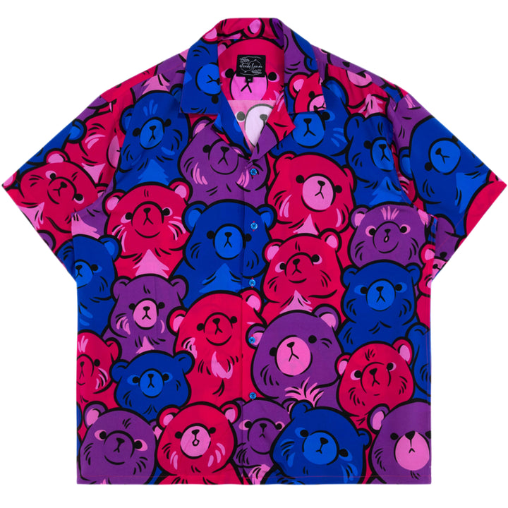 Bi Bear Button Up