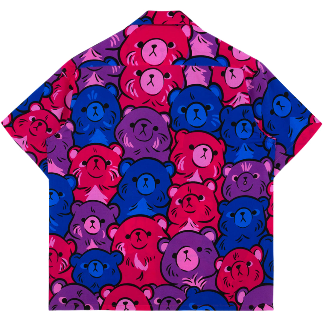 Bi Bear Button Up