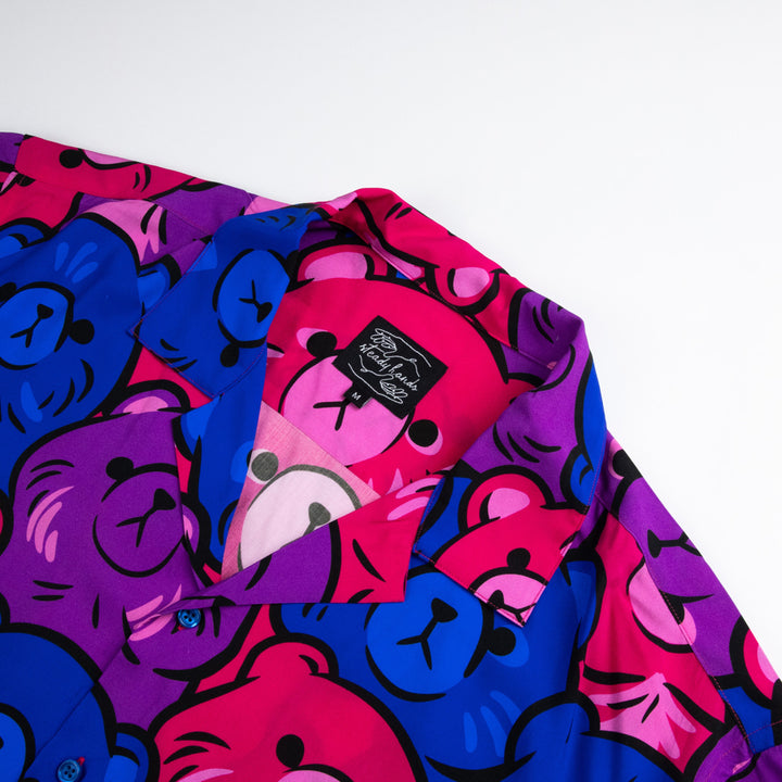 Bi Bear Button Up