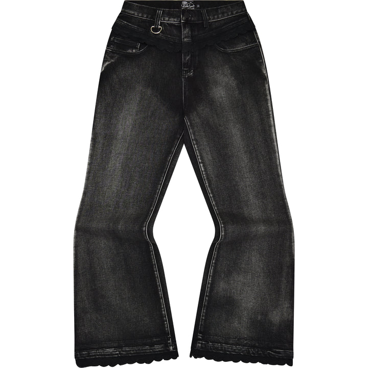 Black Lace Jeans