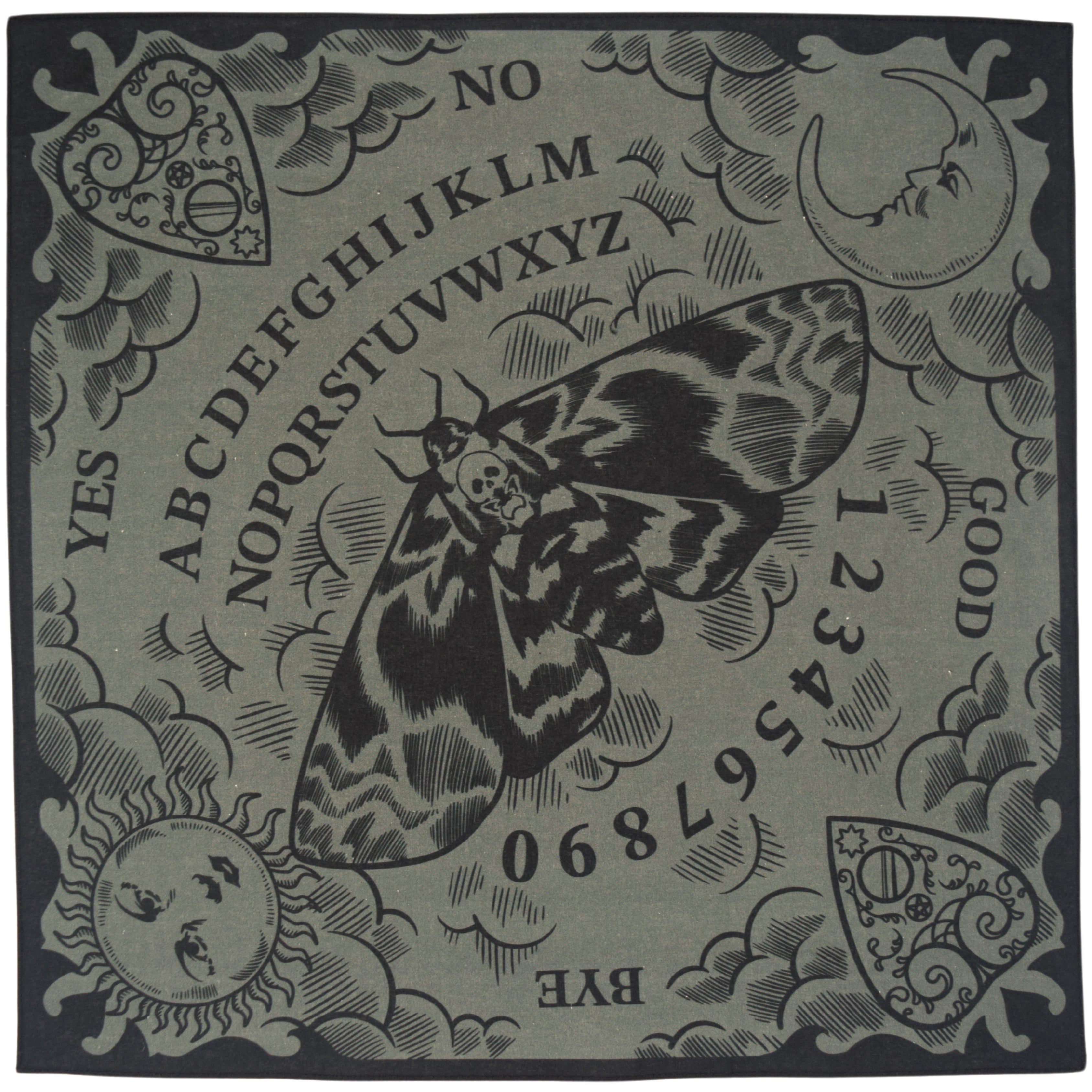 Black Ouija Bandana – Steady Hands