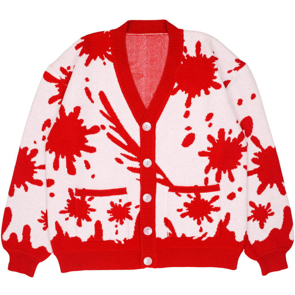 Blood Splatter Cardigan – Steady Hands
