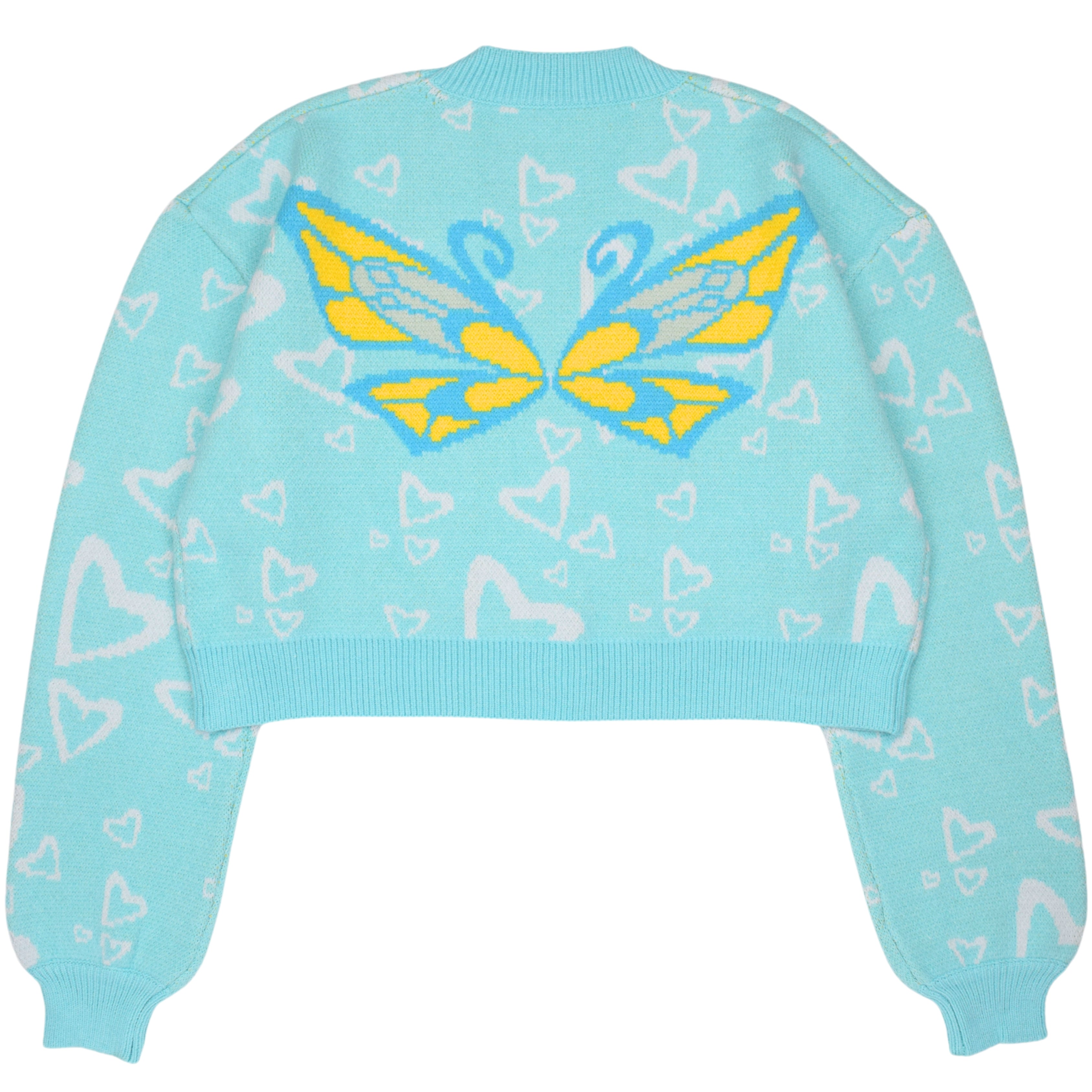 トップス ROAR CARDIGAN SANKAKU STAND STATICBLOOM ROAR CARDIGAN