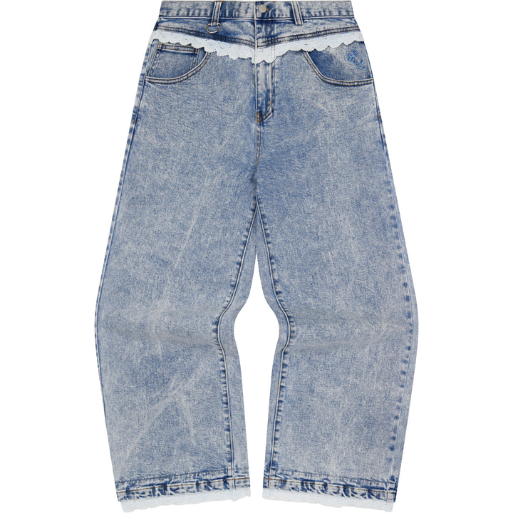 Blue Lace Jeans