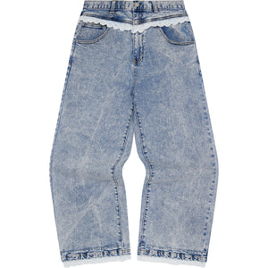 Blue Lace Jeans