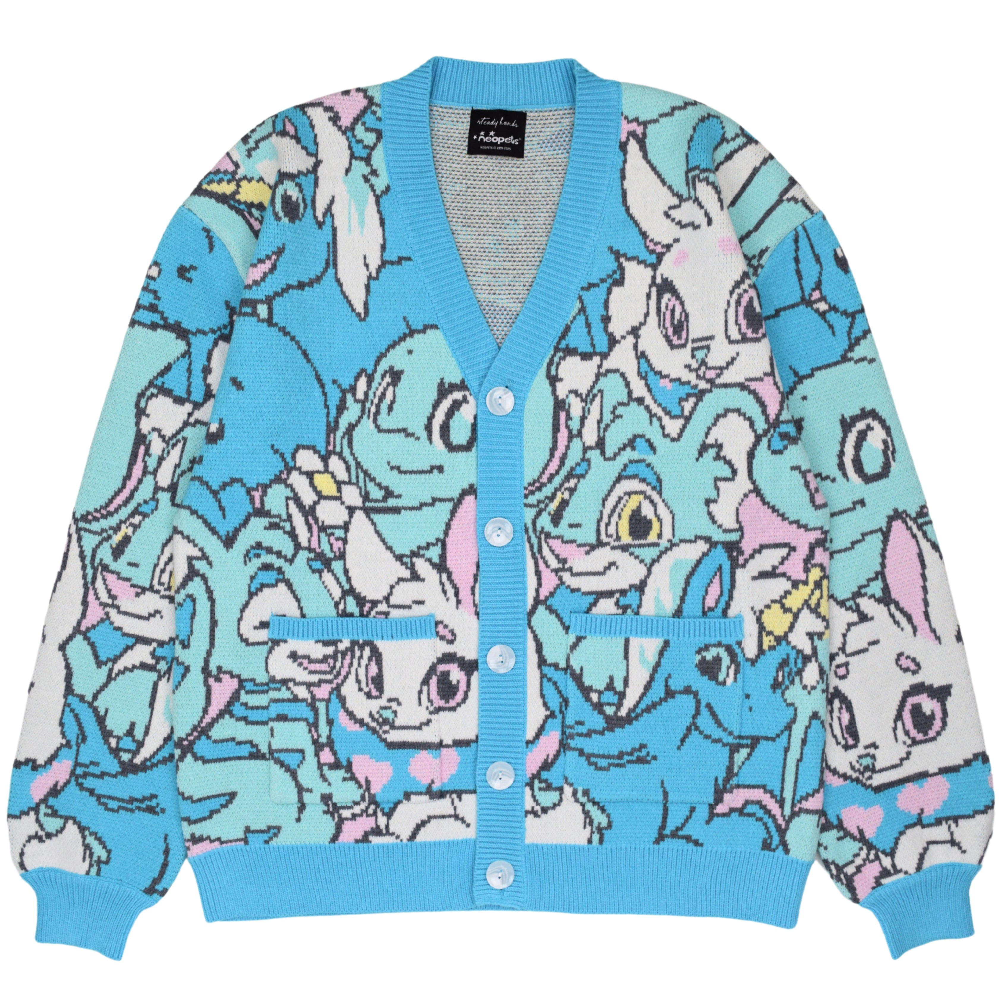 Blue Neopian Cardigan – Steady Hands