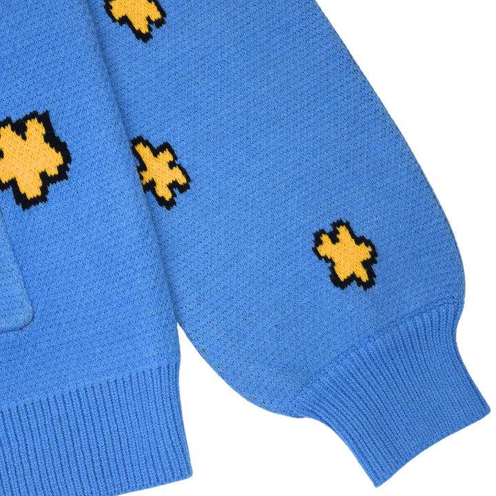 Blue Pygmy Hippo Cardigan