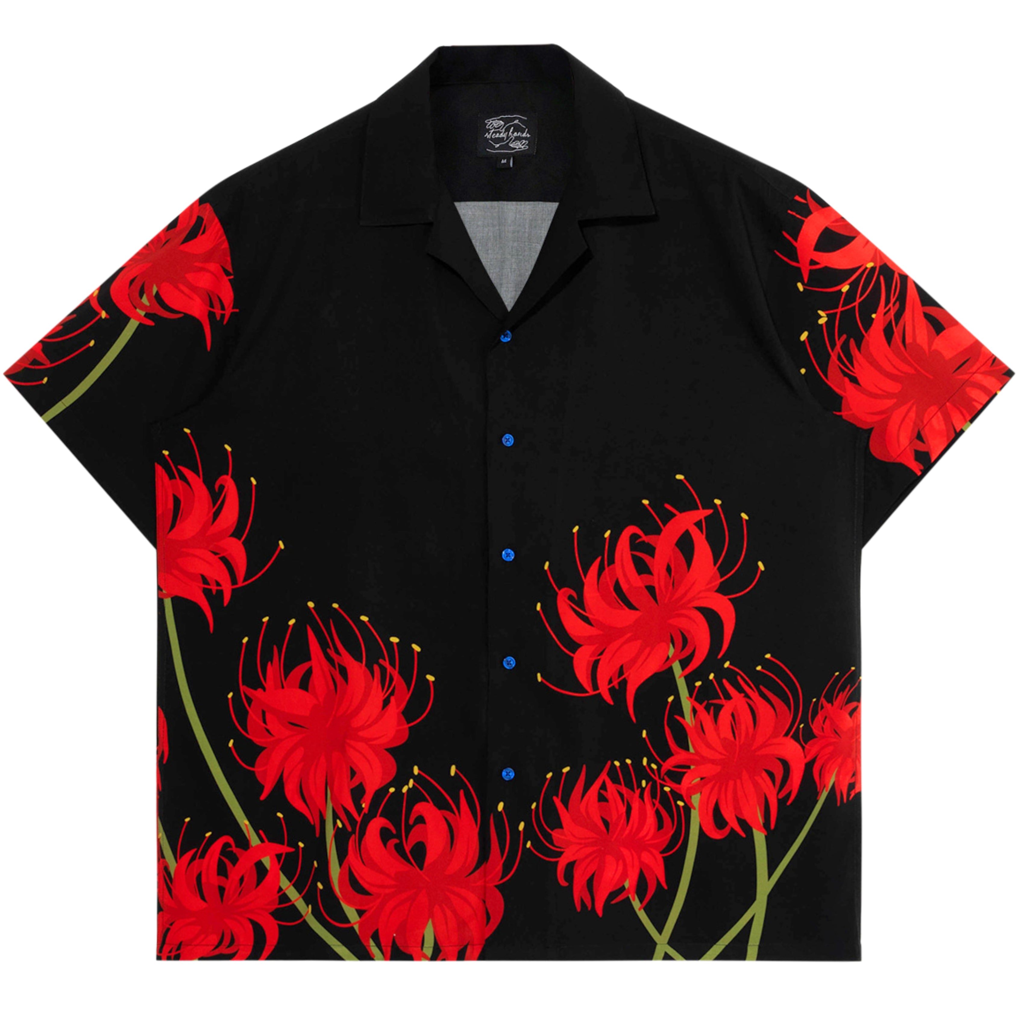 Blue Spider Lily Button Up – Steady Hands