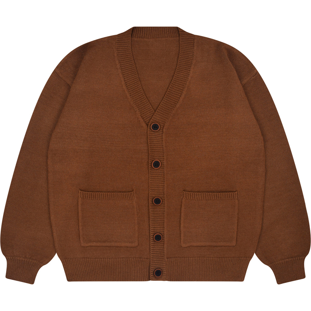 カーディガン ennoy BUTTON CARDIGAN (BROWN) Brown Envy Cardigan – Steady Hands