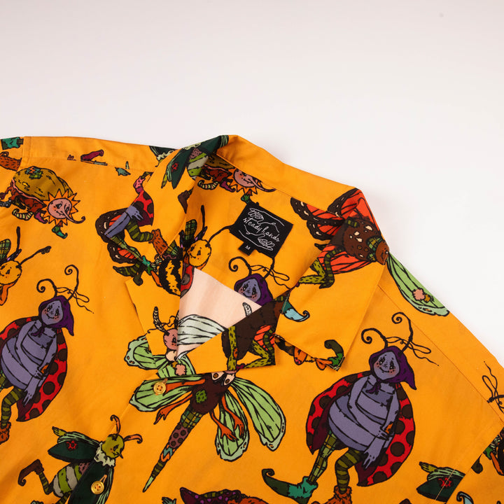 Bugs Patterned Button Up