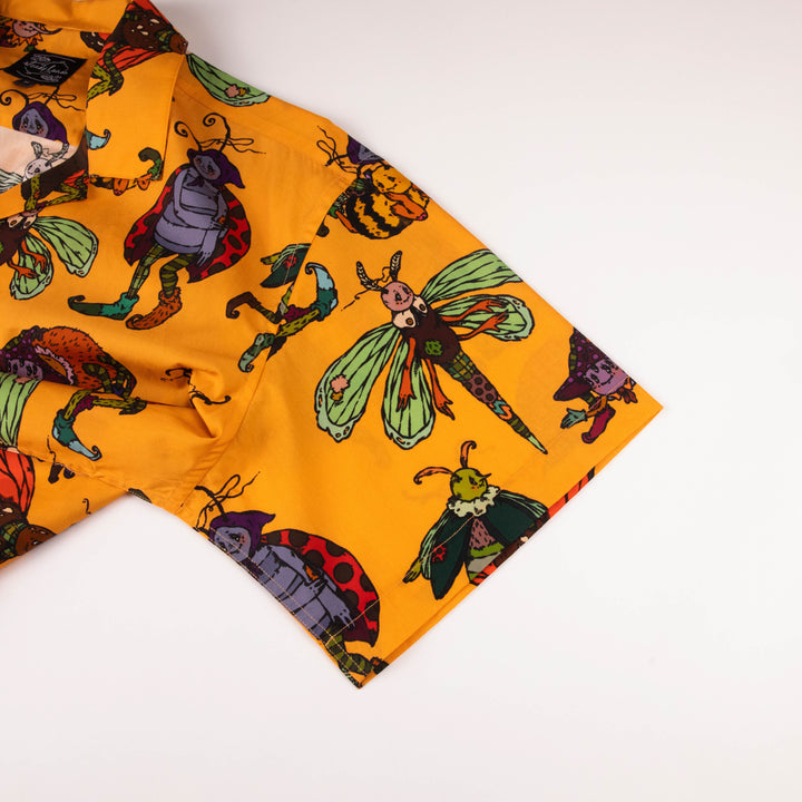 Bugs Patterned Button Up