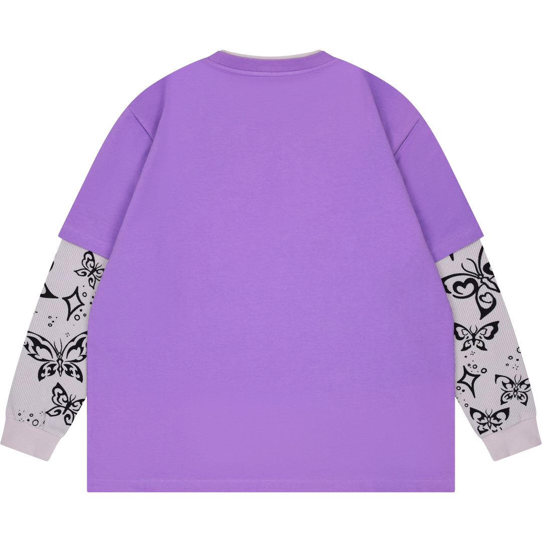 Butterfly Stick and Poke Long Sleeve