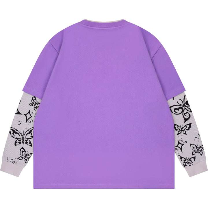 Butterfly Stick and Poke Long Sleeve