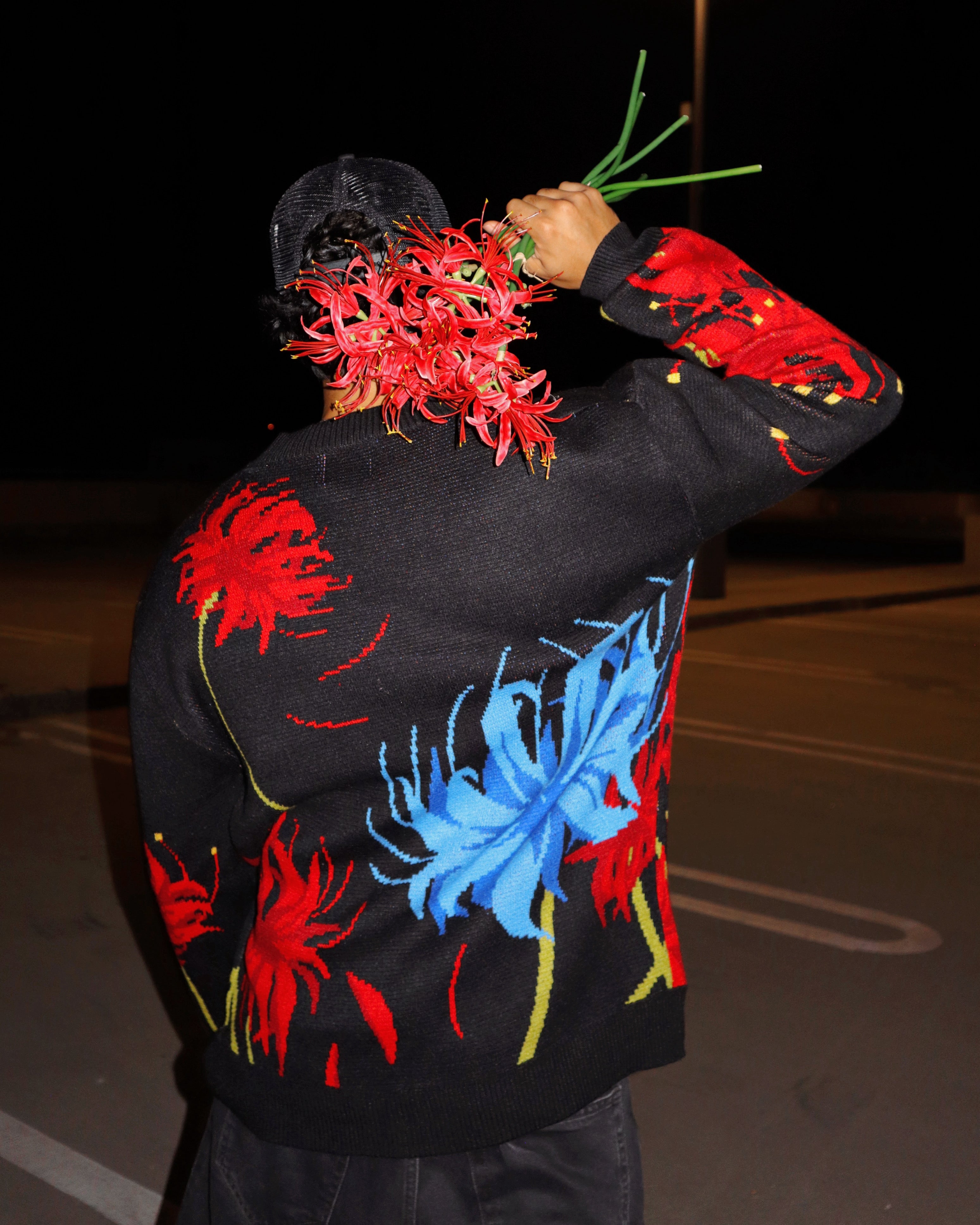 Blue Spider Lily Cardigan – Steady Hands